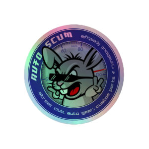 AUTOSCUM Mascot Holographic Sticker