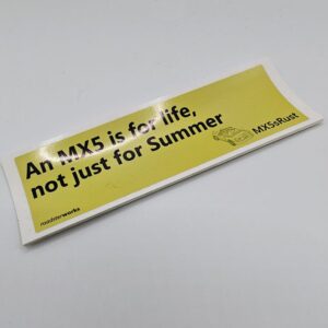 MX-5's Rust Classic Sticker