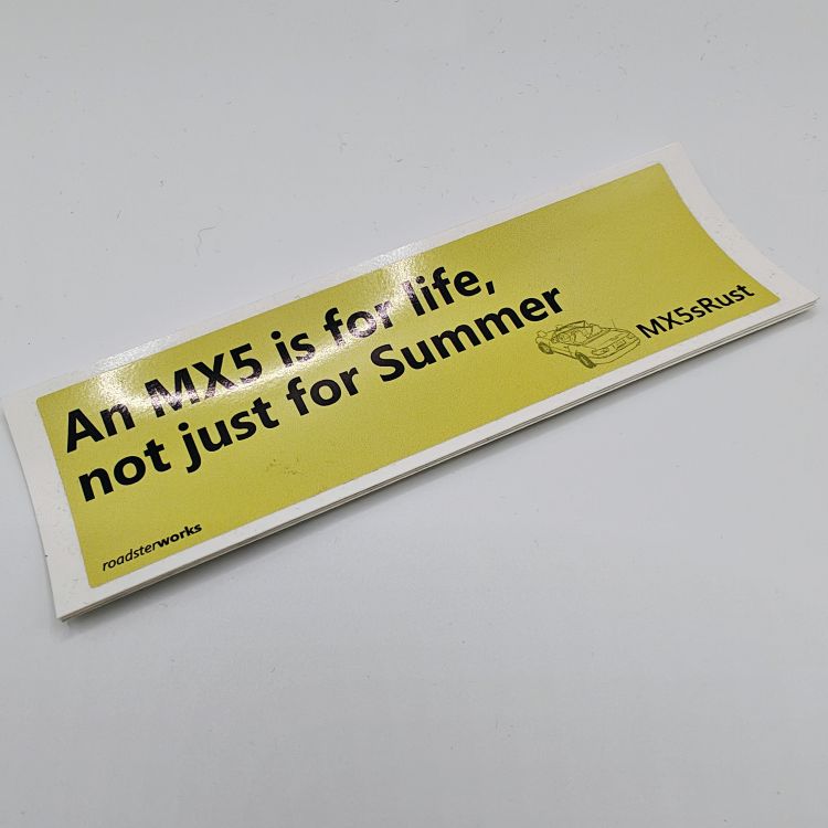 MX-5’s Rust Classic Sticker