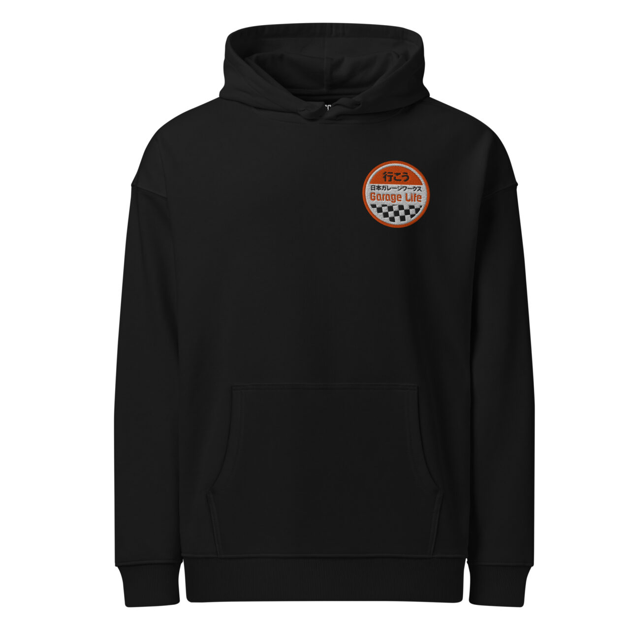 Garage Life Relaxed Fit Embroidered Hoodie