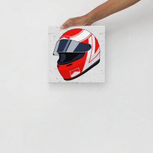 Lauda 10″ Canvas Print | Racing Royalty #02