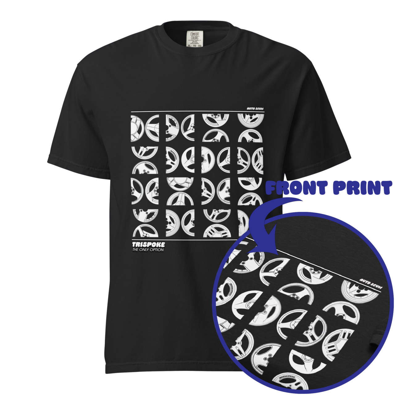 TRISPOKE Solid Heavyweight Tee